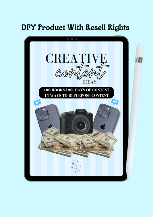 Creative Content Ideas ( With Resell Rights)