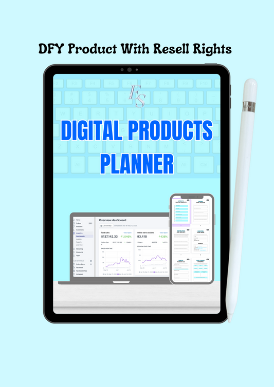 Digital Product Planner ( With Resell Right)